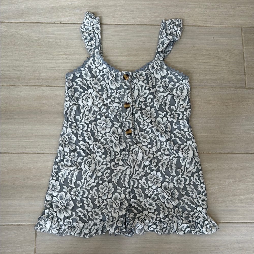 Floral Lace Romper